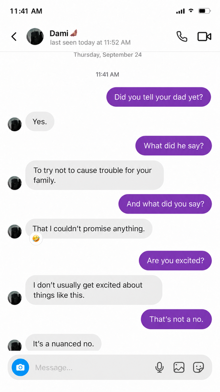 Primera parte de la conversación entre Jon y Damian.