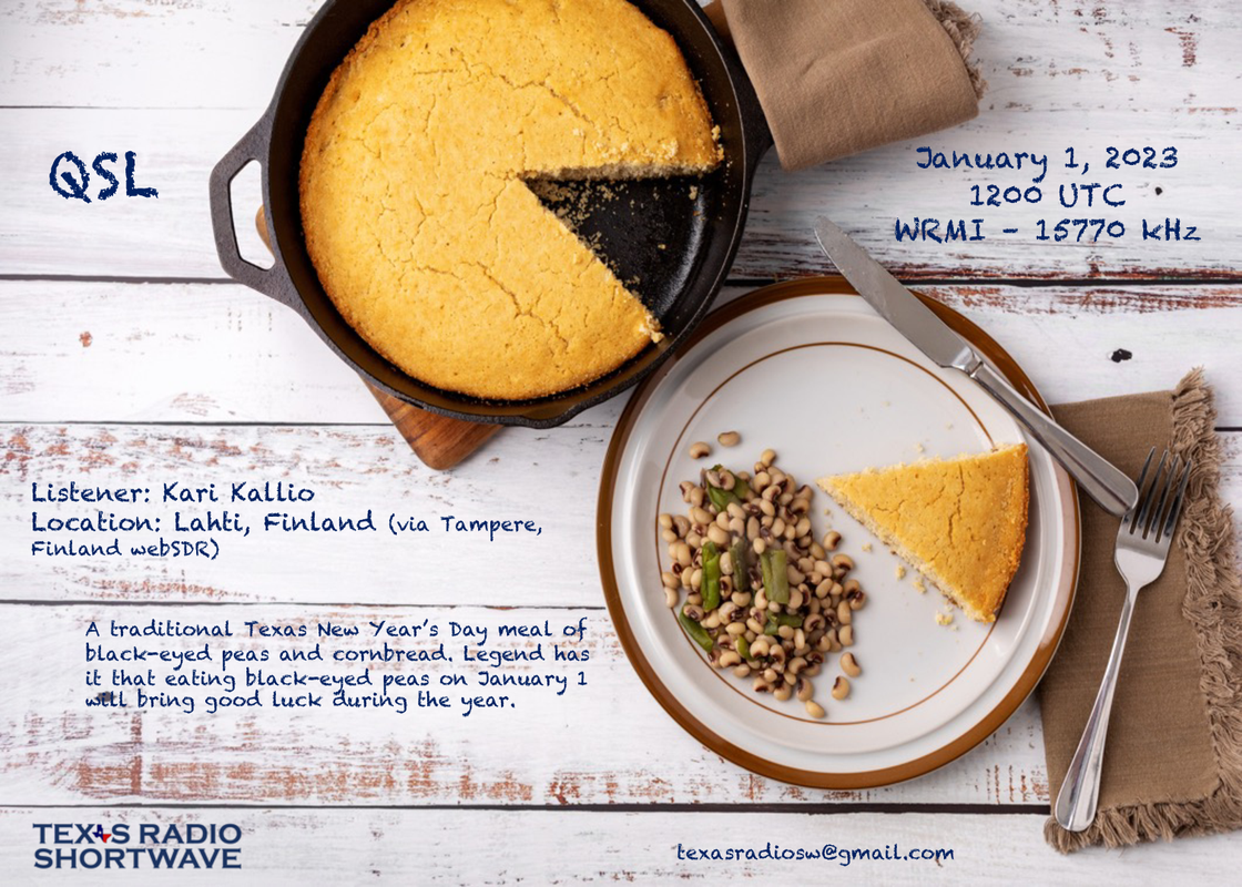 TRSW - 2023 Texas New Year (15770 kHz) QSL_WRMI - Kallio