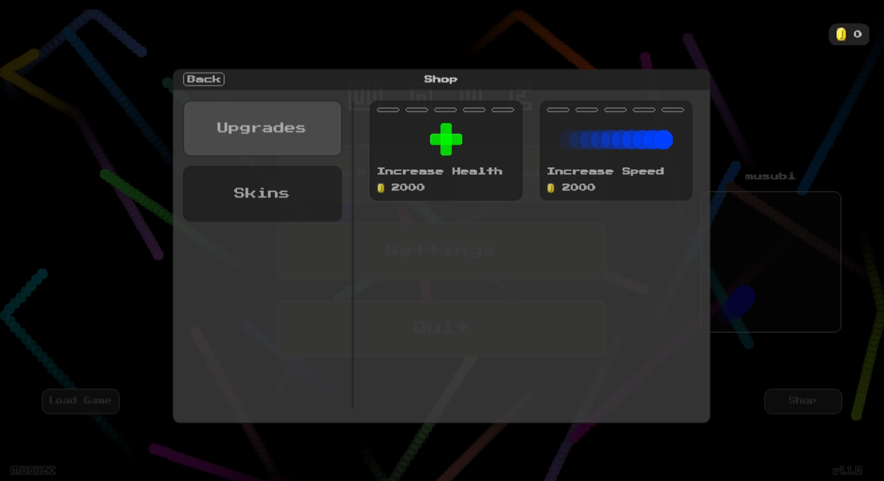 Upgrades Screenshot