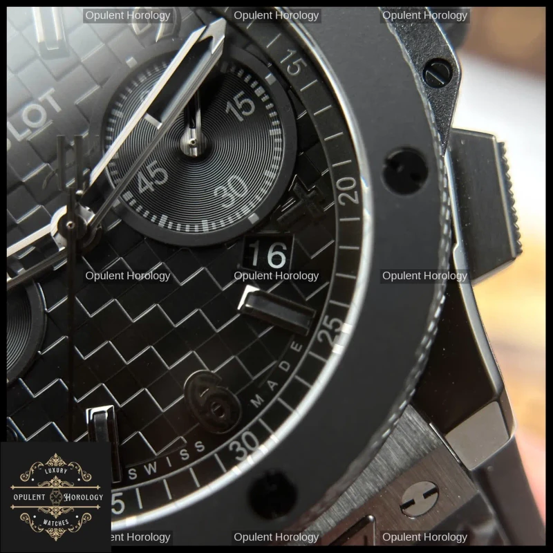Hublot Big Bang 20th Anniversary Ceramic All Black Chronograph Automatic 43mm