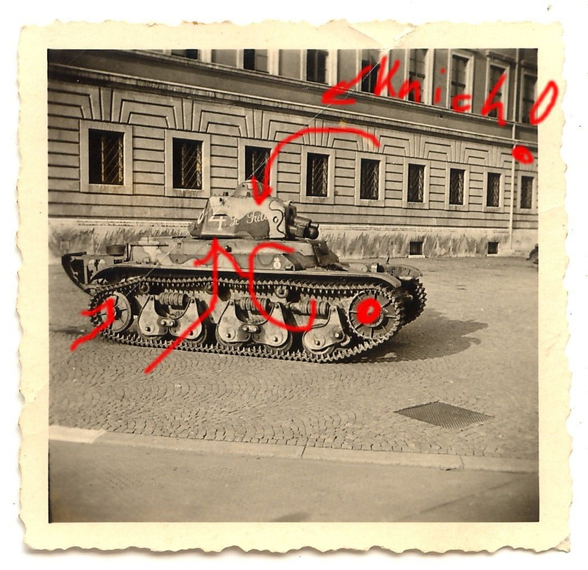 Frankreich französischer Panzer Tank Char Renaul