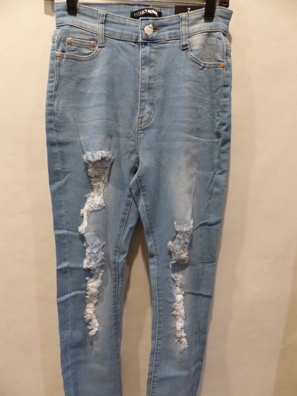 FASHION NOVA FANTASEA NIGHTS HIGH RISE JEANS DENIM WMNS SIZE 7 UJE14