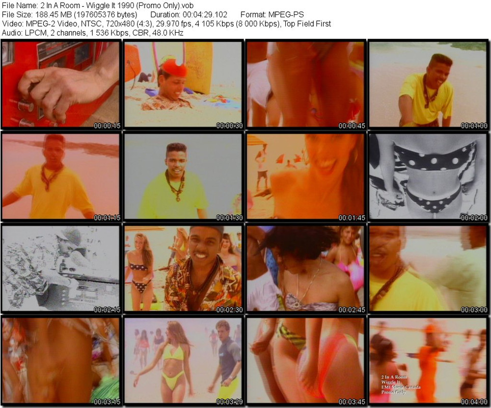 2 In A Room - Wiggle It 1990 (Promo Only).vob_tn
