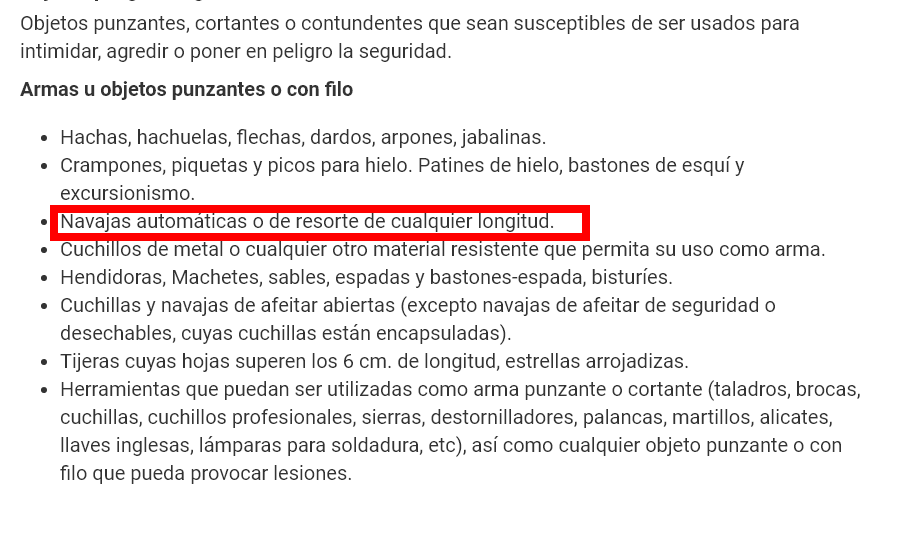 Equipajes: peso, dimensiones y articulos prohibidos - Foro Aviones, Aeropuertos y Aerolíneas