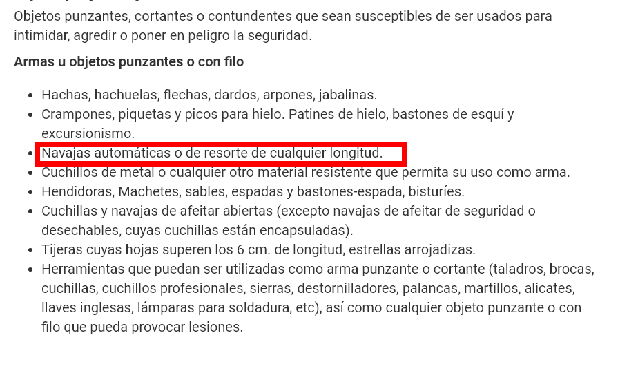 Equipajes: peso, dimensiones y articulos prohibidos - Foro Aviones, Aeropuertos y Líneas Aéreas