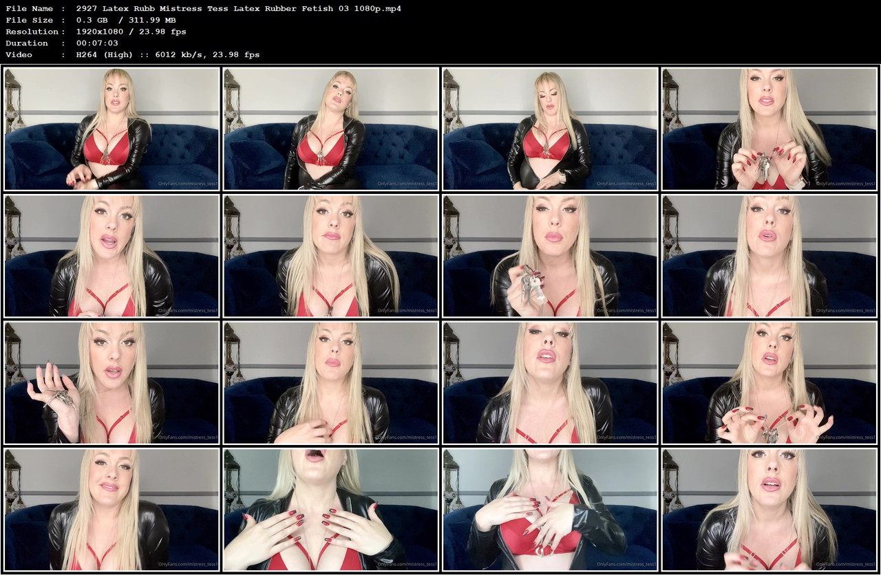 2927 Latex Rubb Mistress Tess Latex Rubber Fetish 03 1080p mp4