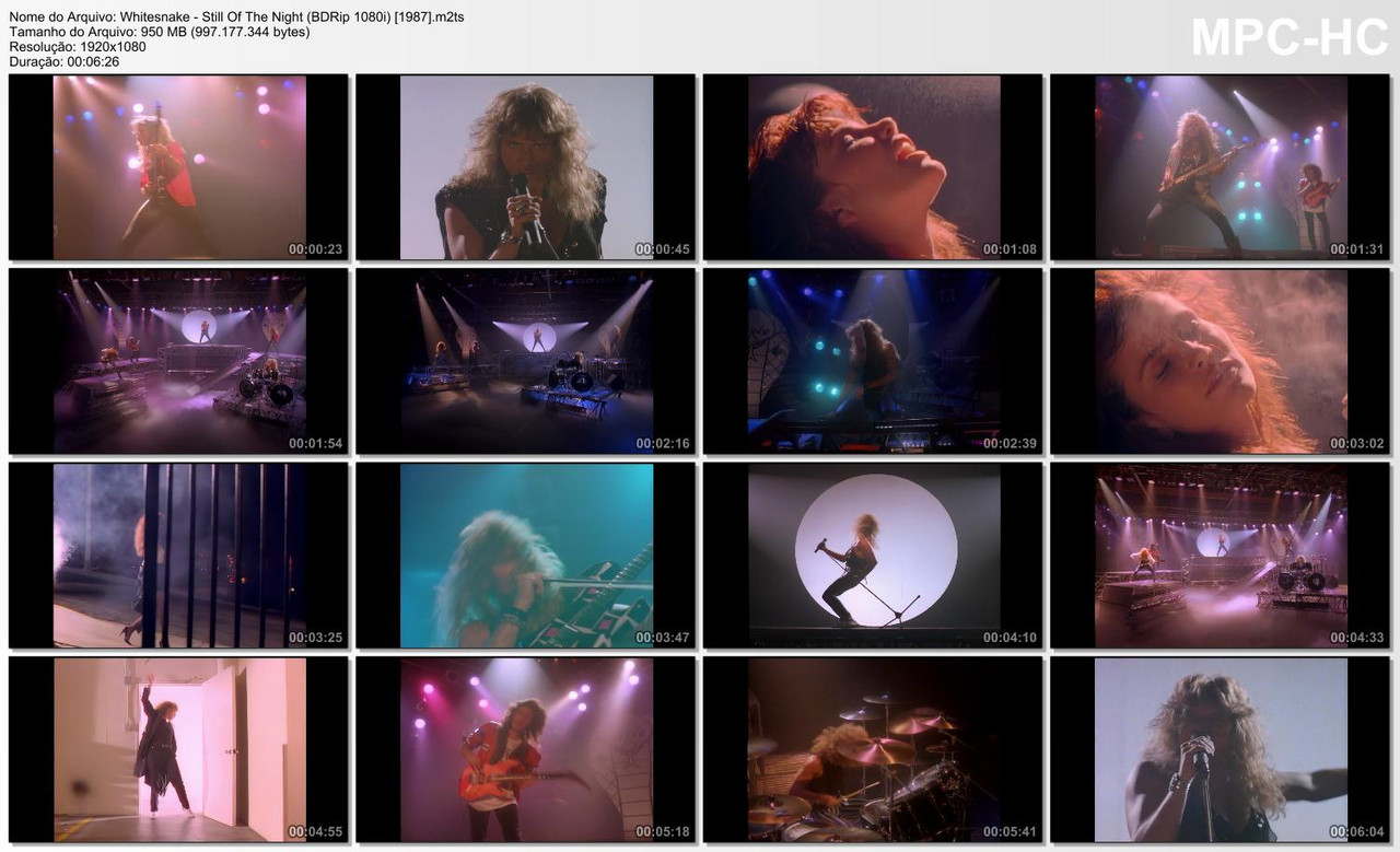 Whitesnake - Still Of The Night (BDRip 1080i) [1987]