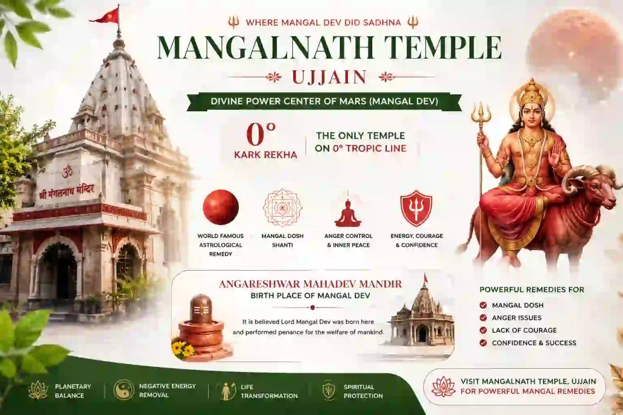 Mangalnath Temple Ujjain Kark Rekha Mangal Grah Remedies Astrology Heritage