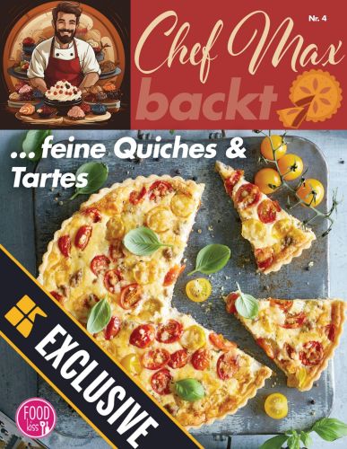 Cover: Foodkiss Chef Max backt Magazin April No 04 2024