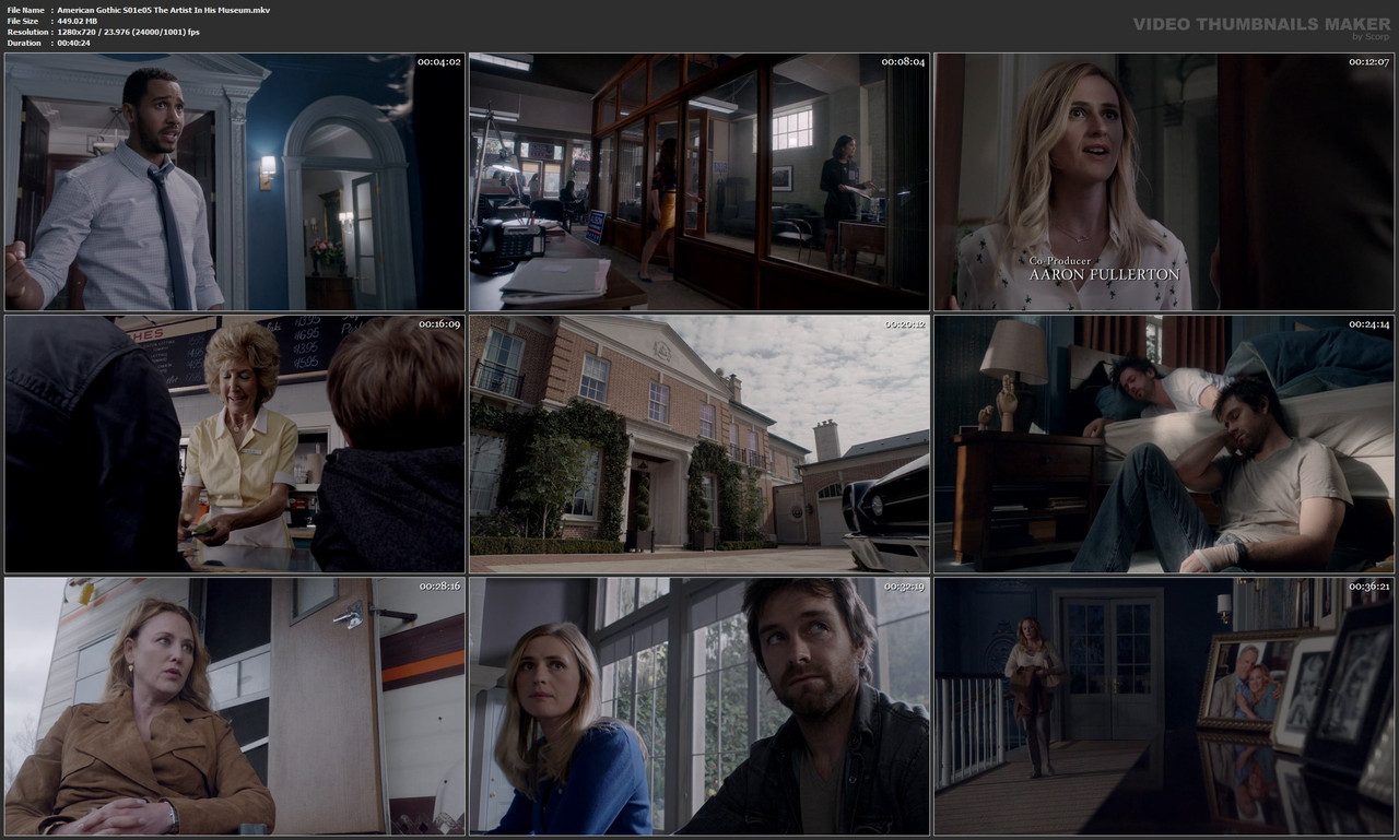 American Gothic S01e05 The Artist In His Museum.mkv