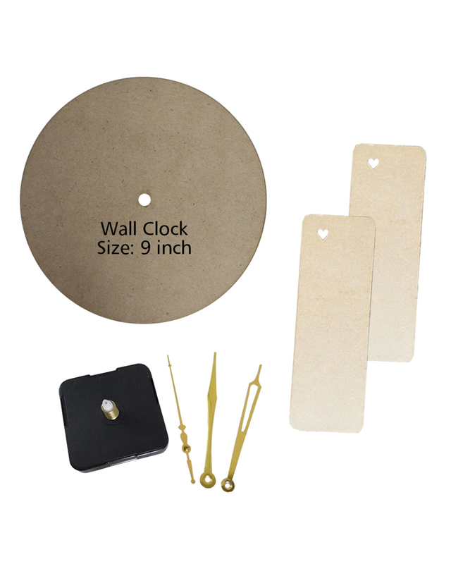 Resin Art on Round Clock DIY Kit