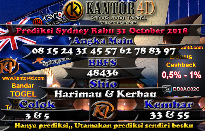 Prediksi Togel Sydney Pools Rabu