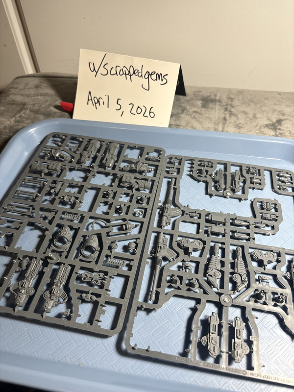 Dreadnoughts Bits Sprues Partial Builds 04