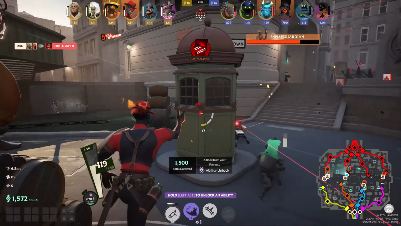 El shoother Deadlock se está conviertiendo en uno de los juegos favoritos de los usuarios de Discord