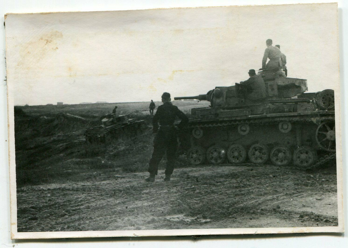 2 Deutsche Panzer beim Einsatz in Rußland an der Ost-Front