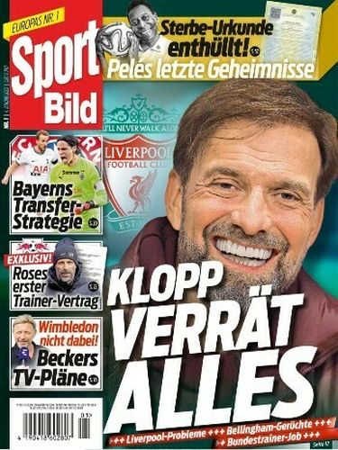 Cover: Sport Bild Magazin No 01 vom 04 Januar 2023