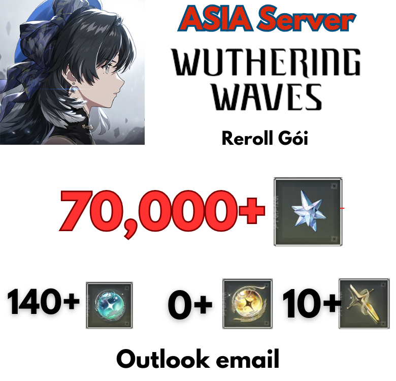 [ASIA] Wuthering Waves Reroll Account 