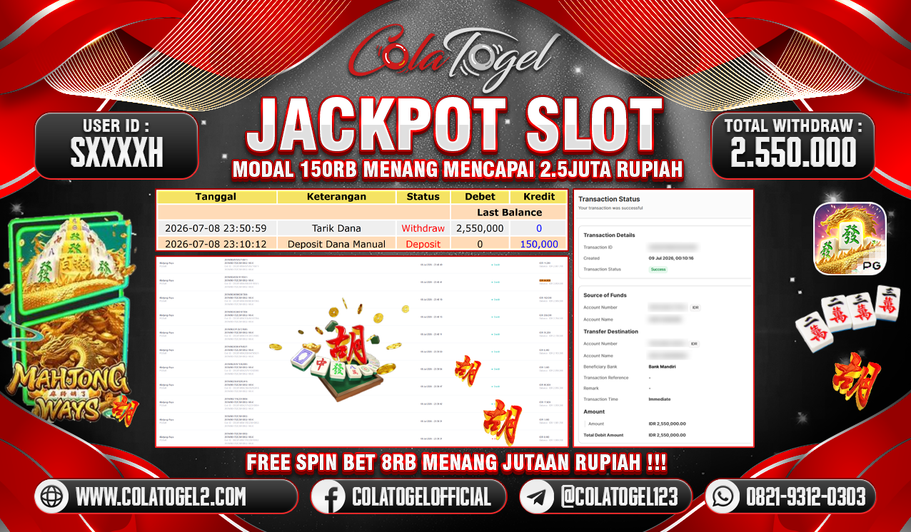 JACKPOT SLOT GACORR!!