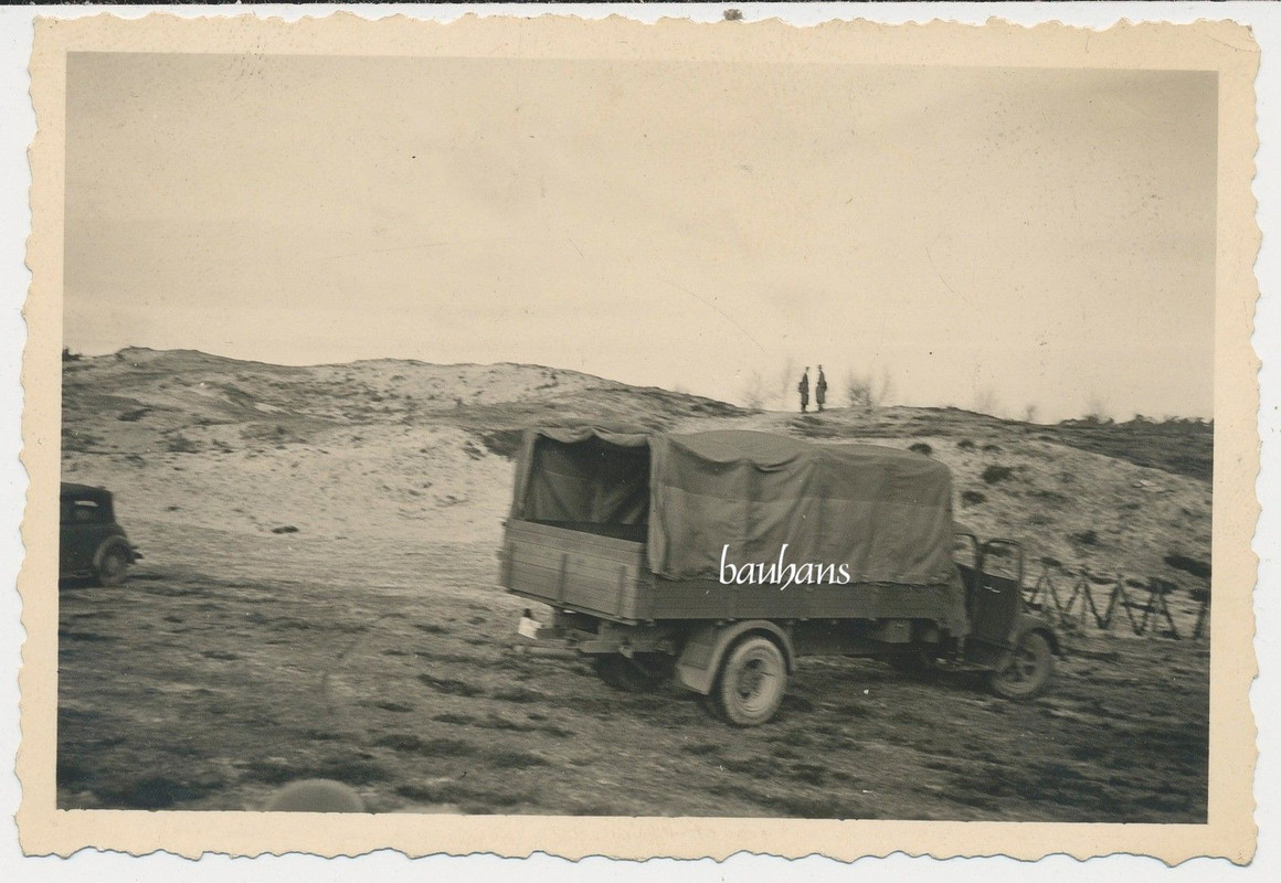 Frankreich Küste LKW Wehrmacht 2.WK