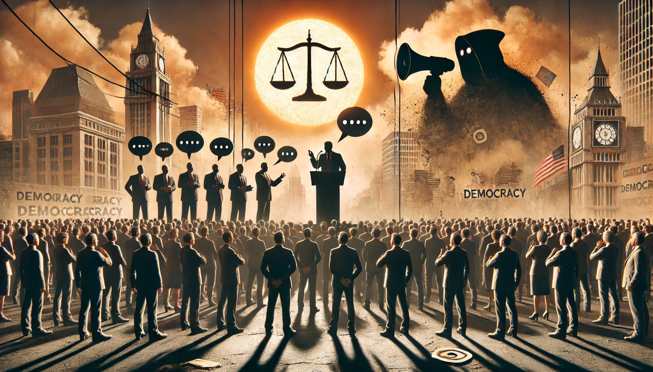 Rising temperatures due to 'climate change' may endanger democracy