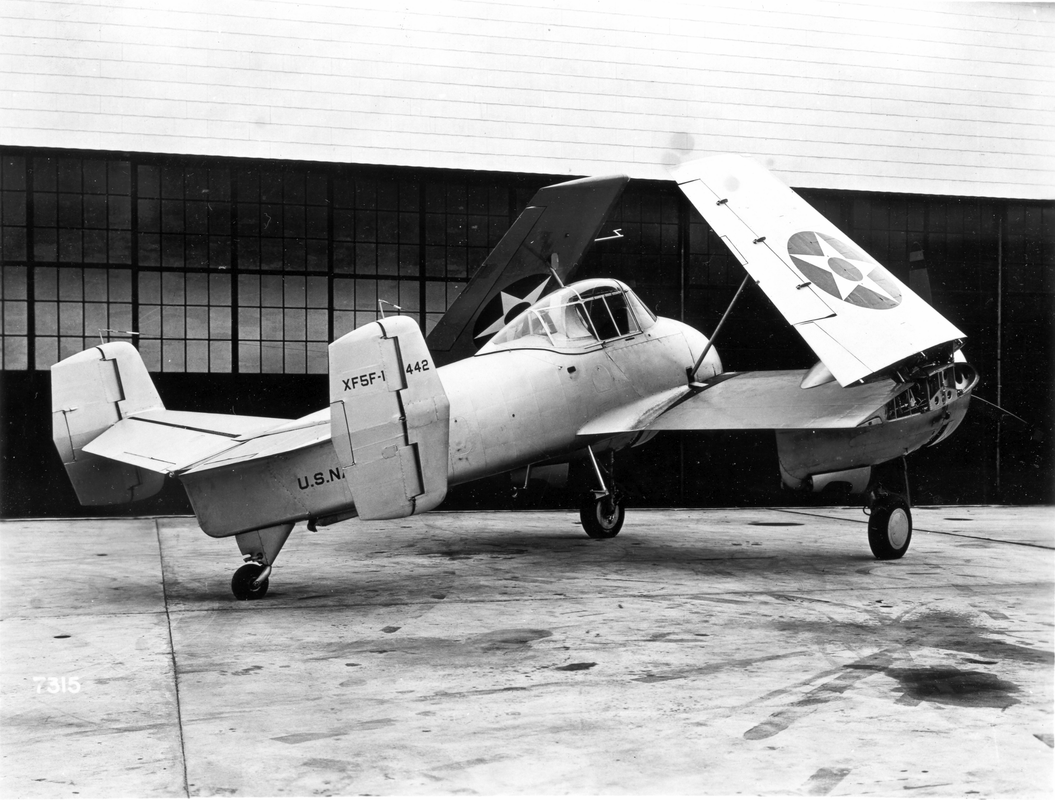 grum 1259 XF5F-1 ground, wings folded, 1943