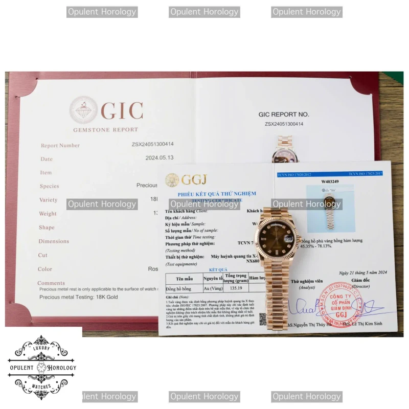 Rolex Day-Date 36mm “Chocolate Dial” - 18K Real Gold-Plated (Premium Replica)