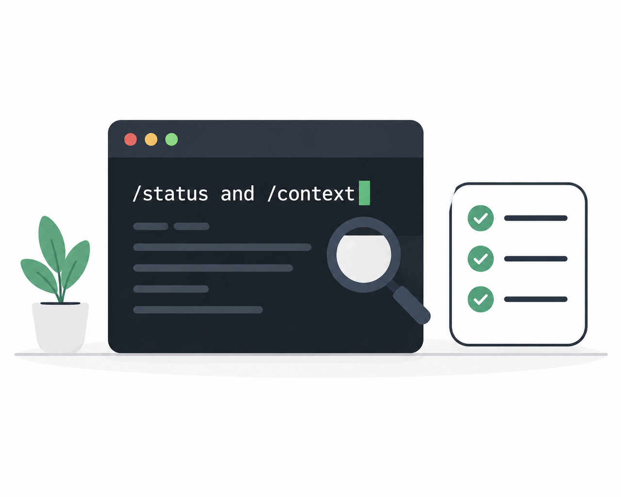 Claude Code behaves differently by project status and context command check
