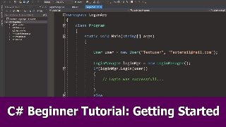 C Sharp Programming 1 Getting Started C Sharp Programming 1 Getting Started