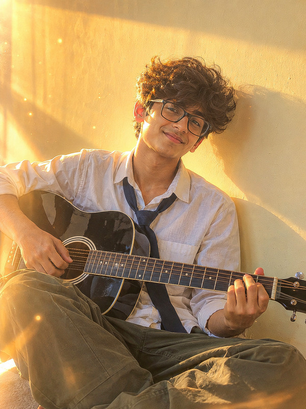 Sunlit Guitar Serenade | PromptGet