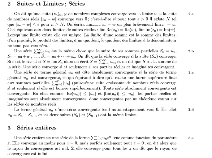 Cours mathématiques