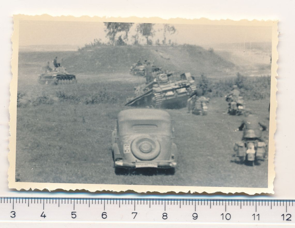 SUPER FOTO 2.WK PKW Oldtimer Kennung Motorräder 