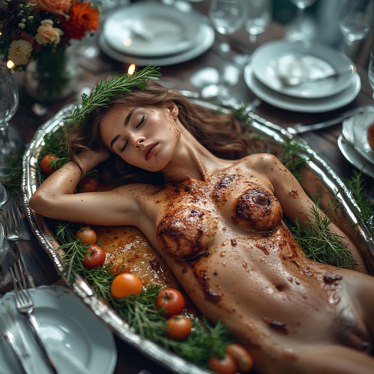 Garden wedding wom served Brown hair 0 52