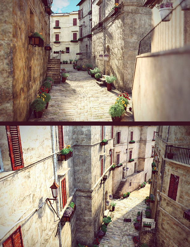 Summer Italy Street 2024 Free Daz 3D Models