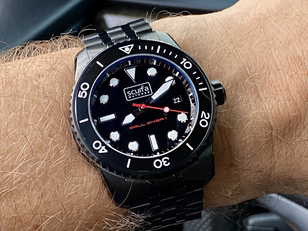 Scurfa Bell Diver 1 PVD Black Dial 