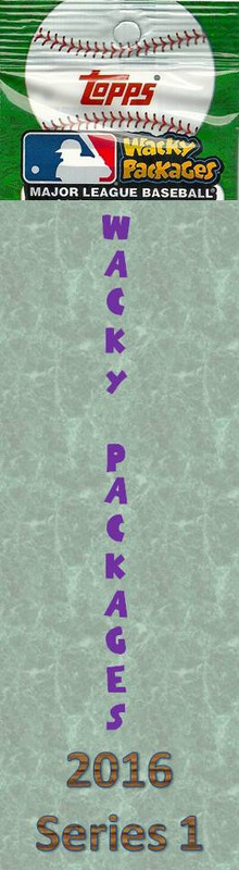 Wacky Packages 2016 MLB Notebook - Spine