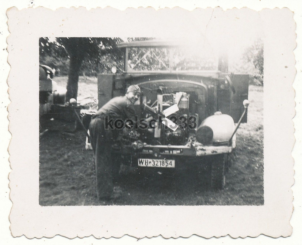 Büssing LKW Instandsetzung Mechaniker Wehrmacht 