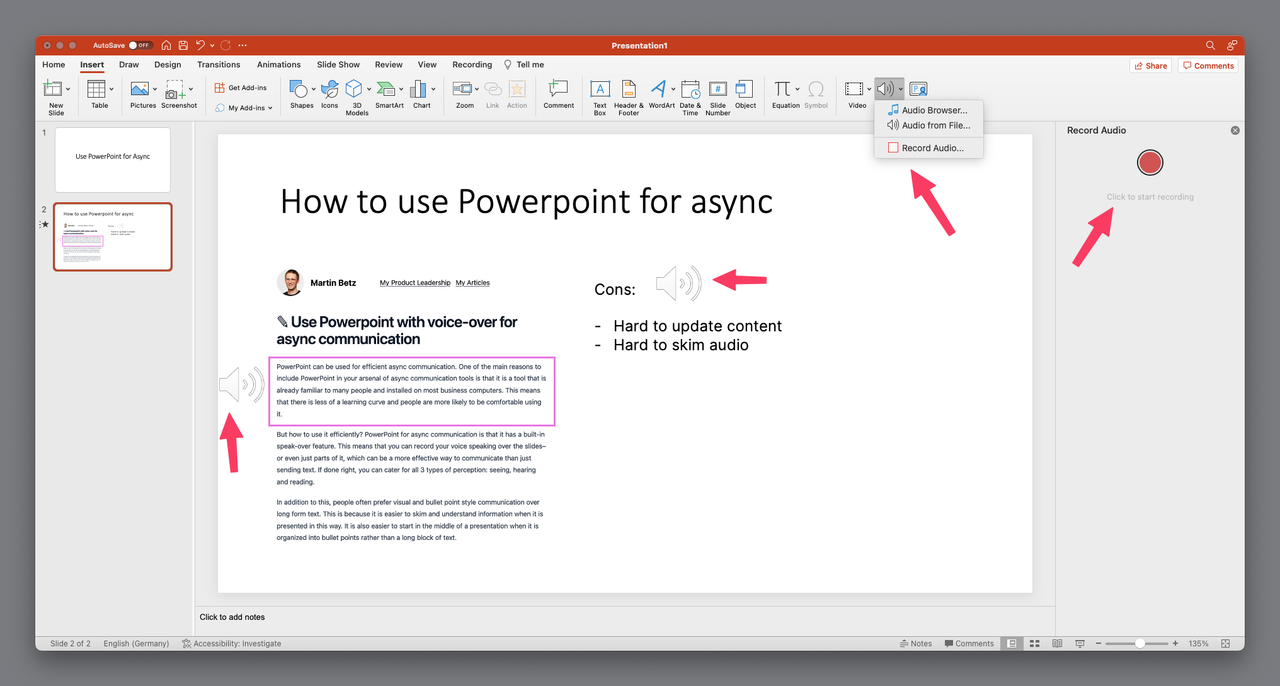 PowerPoint Async