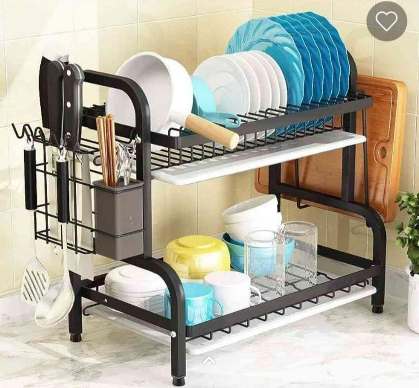 2 layers heavy rack black