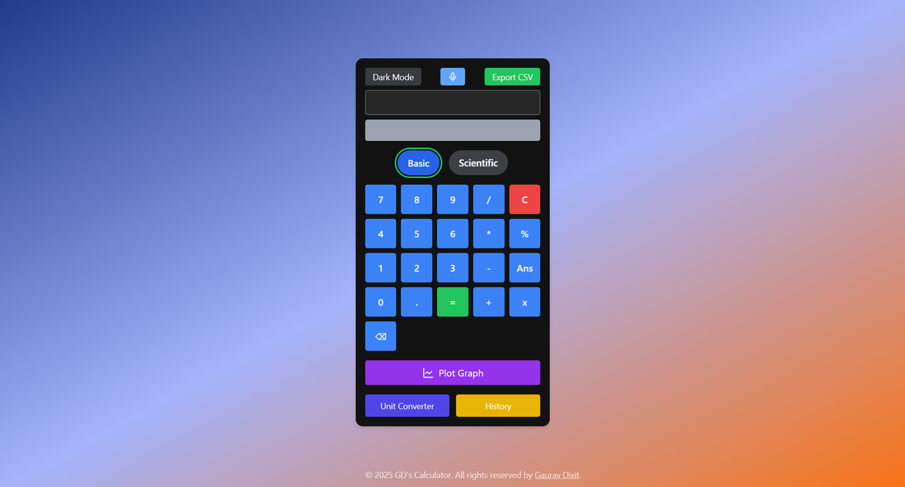 Advanced Calculator