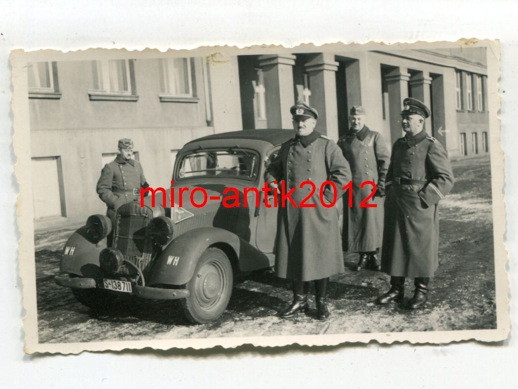 Wehrmacht, PKW des Hauptmann Wittig, Most, Brüx,