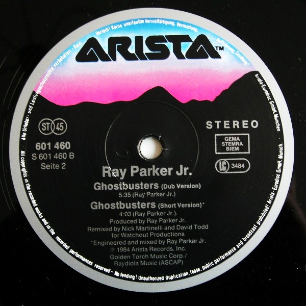 Extended - 23/02/2023- Ray Parker Jr - Ghostbusters (Extended Version) (12'' Maxi-Single 1984) R-209324-1244568957