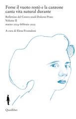 Elena Frontaloni (a cura di) – Forse il vuoto restò e la canzone canta vita natural durante (2025)