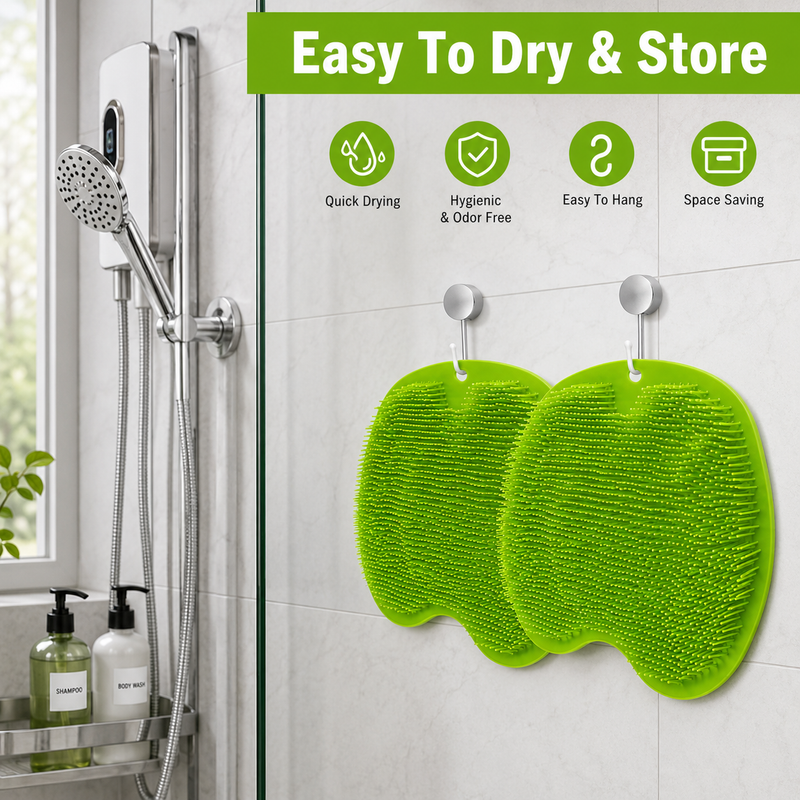 Silicone Foot Cleaner Shower Mat