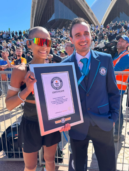 Adele Roberts Récord Mundial Guinness Maratón