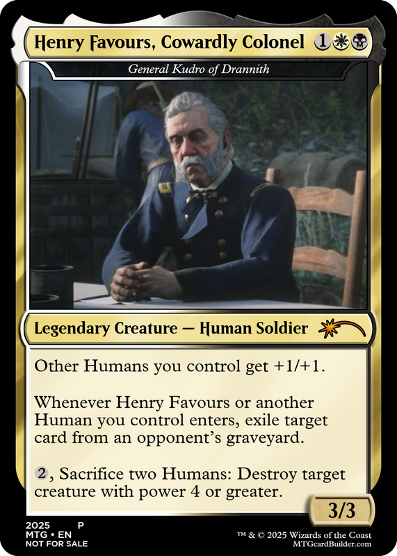 General Kudro of Drannith (Henry Favours, Cowardly Colonel)