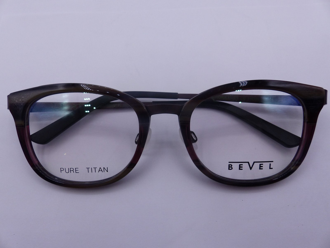 BEVEL 2546 VICTORIA FALLS OTTER BROWN SWIRL WOMENS EYEGLASSES FRAMES  51-20-135 | MDG Sales, LLC