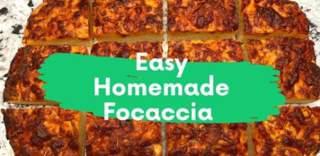 Easy Homemade Focaccia Bread With Option To Make Focaccia Pizza