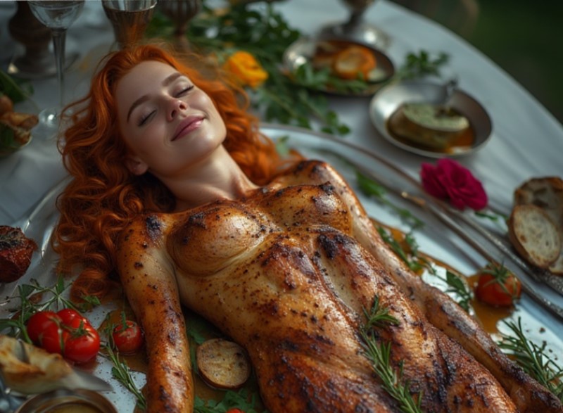 Garden wedding wom served Redhair spez 0 23