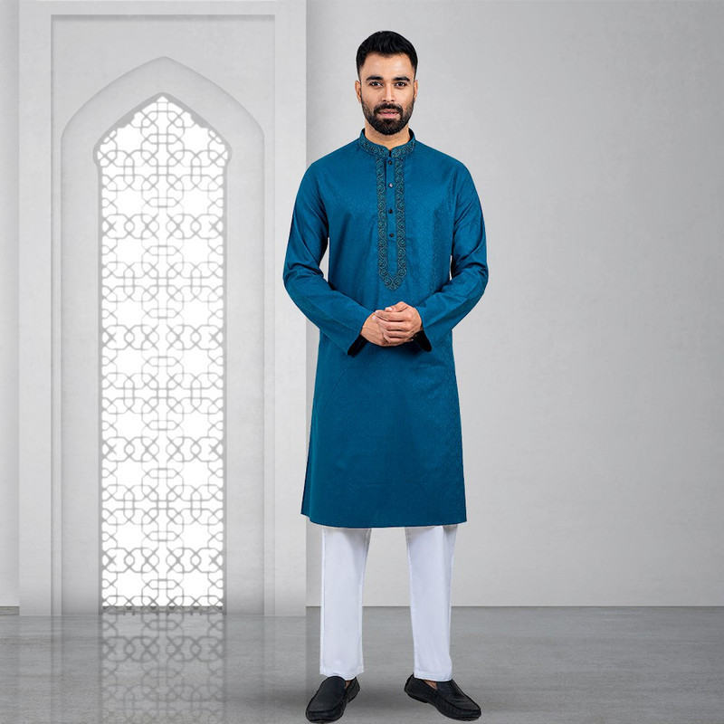 বটল গ্রিন কালার পাঞ্জাবি