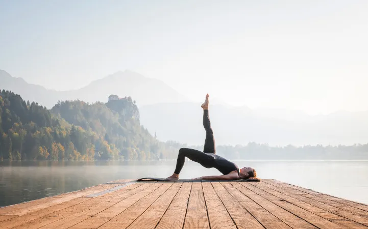 Simple Yoga Postures for Mindful Art